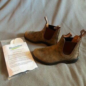 Blundstone Rustic Brown Leather Chelsea Boots